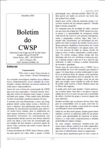 Editorial especial: 50 anos do Grupo de CW de São Paulo