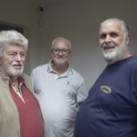 PY2BW, PY2RX e PY2KP (esquerda para a direita)
